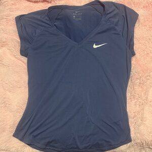 Nike Women's Navy V-Neck Tee